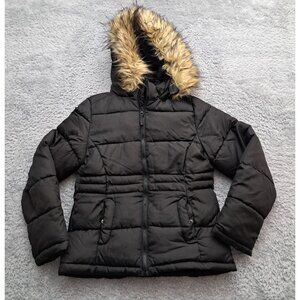 Girls 10/12 Fur Lined Winter Coat